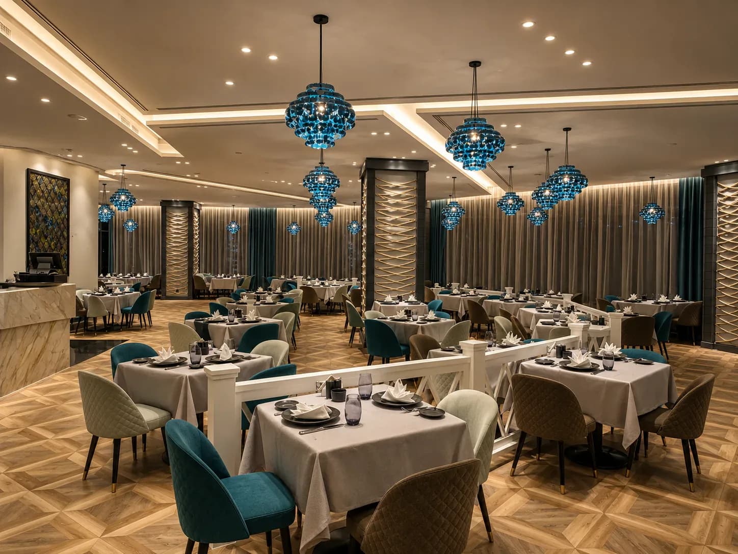 Salt restaurant hospitality fit-out at Rixos Alamein