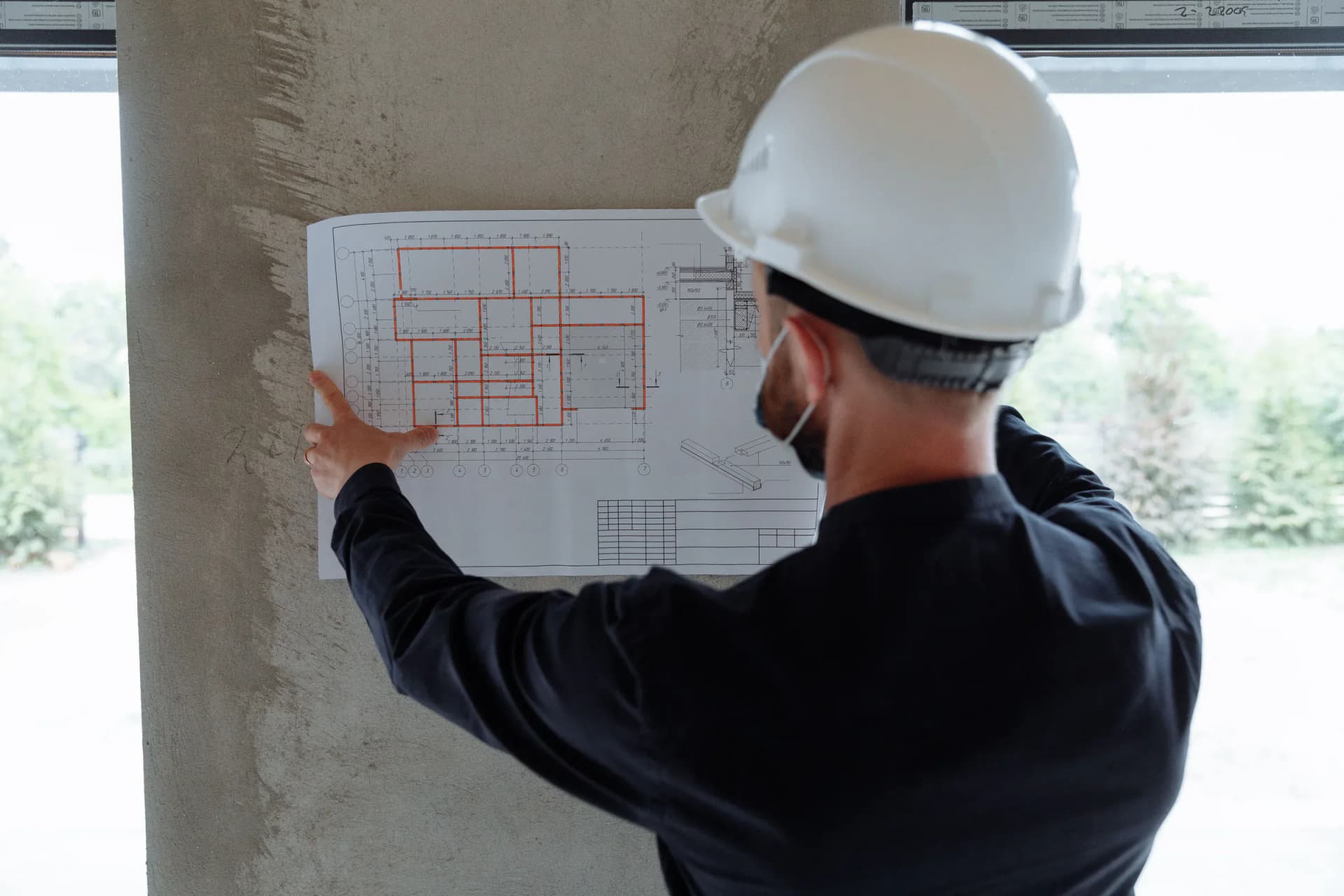 Interior concept and material design development